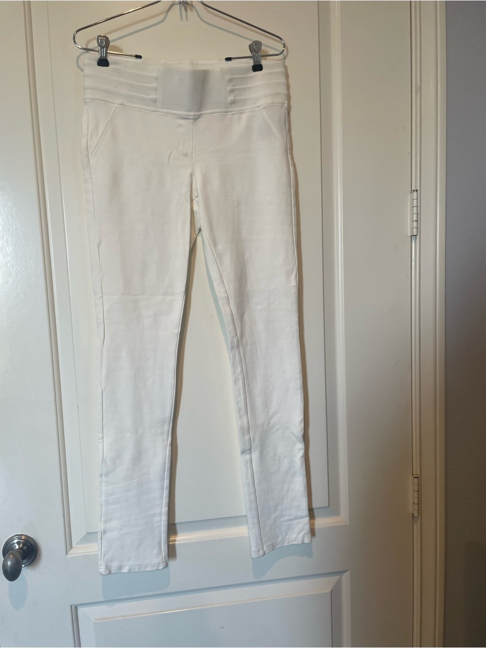 one 5 one White High-Waist Stretch Jeggings